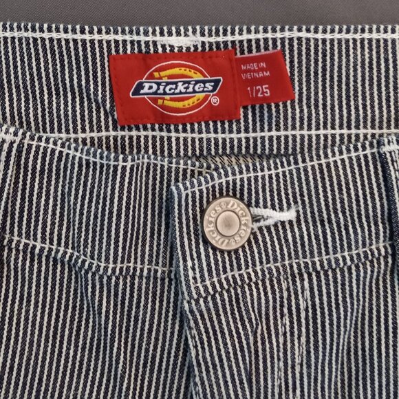 DICKIES PANTS "TRAIN CONDUCTOR" STRIPED - Picture 1 of 8